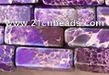 CDE1480 15.5 inches 4*13mm cuboid sea sediment jasper beads
