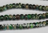 CDE159 15.5 inches 4*6mm rondelle dyed sea sediment jasper beads