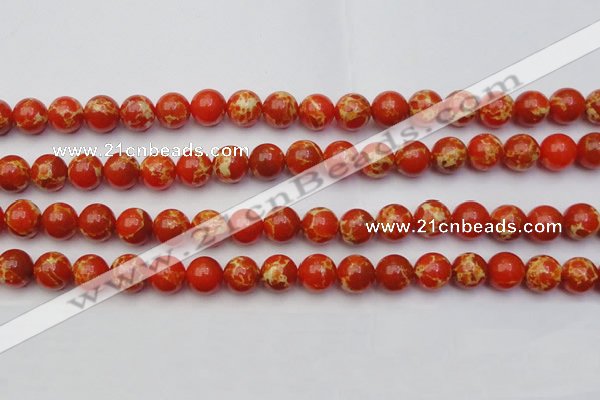 CDE2004 15.5 inches 12mm round dyed sea sediment jasper beads