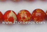 CDE2008 15.5 inches 20mm round dyed sea sediment jasper beads