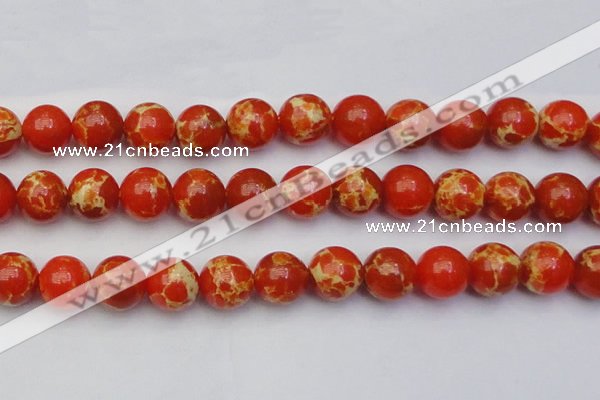 CDE2009 15.5 inches 22mm round dyed sea sediment jasper beads