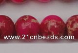 CDE2018 15.5 inches 18mm round dyed sea sediment jasper beads