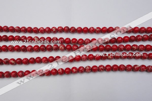 CDE2023 15.5 inches 6mm round dyed sea sediment jasper beads