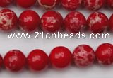 CDE2024 15.5 inches 8mm round dyed sea sediment jasper beads