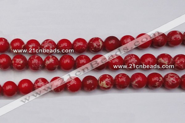 CDE2029 15.5 inches 18mm round dyed sea sediment jasper beads