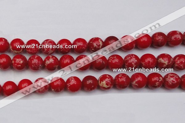 CDE2030 15.5 inches 20mm round dyed sea sediment jasper beads
