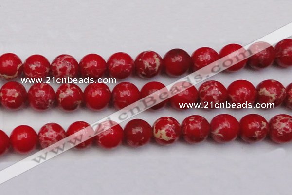 CDE2031 15.5 inches 22mm round dyed sea sediment jasper beads