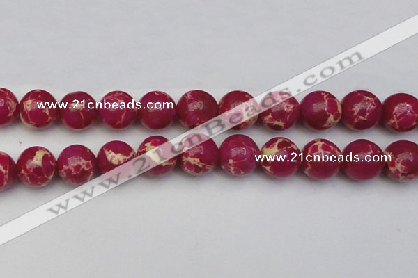 CDE2042 15.5 inches 22mm round dyed sea sediment jasper beads