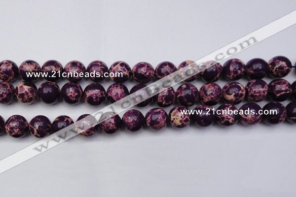 CDE2050 15.5 inches 16mm round dyed sea sediment jasper beads