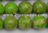 CDE2073 15.5 inches 18mm round dyed sea sediment jasper beads