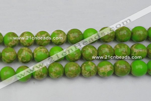 CDE2075 15.5 inches 22mm round dyed sea sediment jasper beads