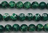 CDE2078 15.5 inches 6mm round dyed sea sediment jasper beads