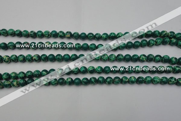 CDE2078 15.5 inches 6mm round dyed sea sediment jasper beads