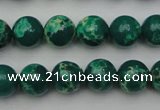 CDE2079 15.5 inches 8mm round dyed sea sediment jasper beads