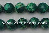 CDE2080 15.5 inches 10mm round dyed sea sediment jasper beads