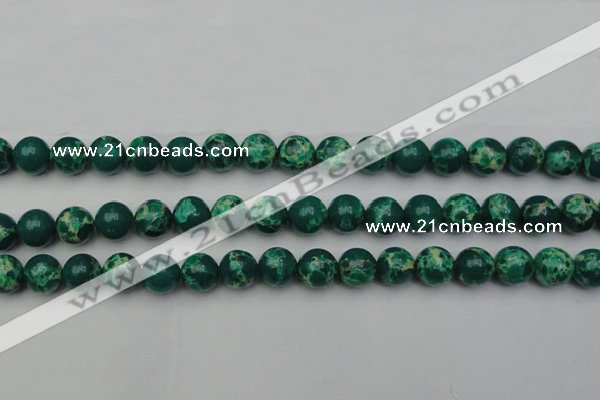 CDE2081 15.5 inches 12mm round dyed sea sediment jasper beads