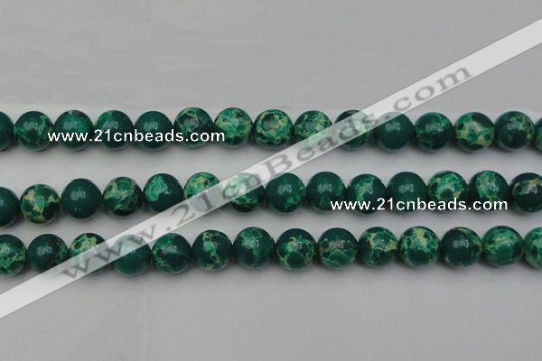 CDE2083 15.5 inches 16mm round dyed sea sediment jasper beads