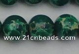 CDE2085 15.5 inches 20mm round dyed sea sediment jasper beads