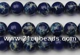 CDE2090 15.5 inches 8mm round dyed sea sediment jasper beads