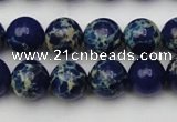 CDE2091 15.5 inches 10mm round dyed sea sediment jasper beads