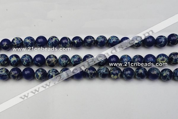 CDE2092 15.5 inches 12mm round dyed sea sediment jasper beads