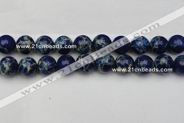 CDE2098 15.5 inches 24mm round dyed sea sediment jasper beads
