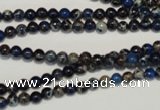 CDE220 15.5 inches 4mm round dyed sea sediment jasper beads