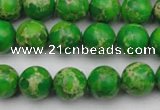 CDE2222 15.5 inches 8mm round dyed sea sediment jasper beads