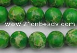 CDE2223 15.5 inches 10mm round dyed sea sediment jasper beads