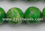 CDE2229 15.5 inches 22mm round dyed sea sediment jasper beads