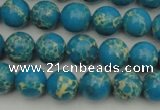 CDE2232 15.5 inches 6mm round dyed sea sediment jasper beads