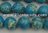 CDE2235 15.5 inches 12mm round dyed sea sediment jasper beads