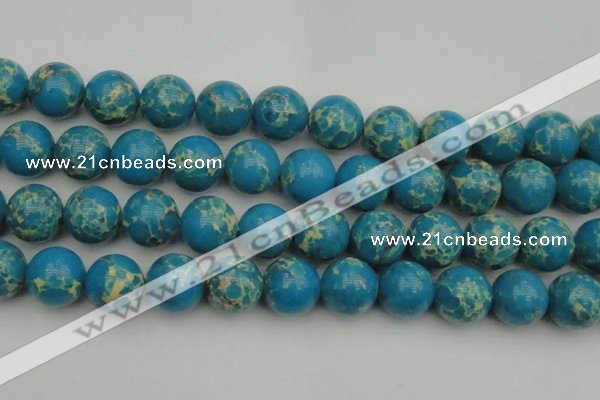 CDE2239 15.5 inches 20mm round dyed sea sediment jasper beads
