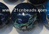 CDE224 15.5 inches 24mm round dyed sea sediment jasper beads