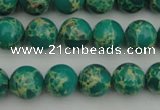 CDE2243 15.5 inches 6mm round dyed sea sediment jasper beads