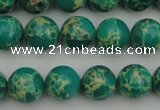 CDE2244 15.5 inches 8mm round dyed sea sediment jasper beads