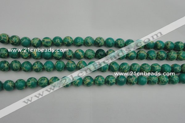 CDE2244 15.5 inches 8mm round dyed sea sediment jasper beads