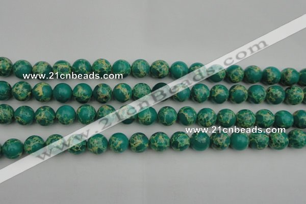 CDE2245 15.5 inches 10mm round dyed sea sediment jasper beads