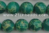 CDE2246 15.5 inches 12mm round dyed sea sediment jasper beads