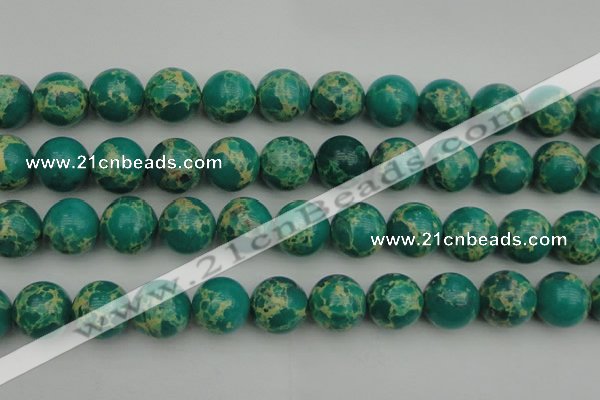 CDE2249 15.5 inches 18mm round dyed sea sediment jasper beads