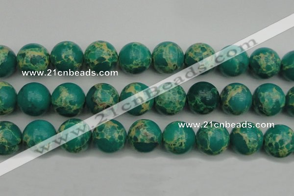 CDE2251 15.5 inches 22mm round dyed sea sediment jasper beads