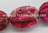 CDE23 15.5 inches 15*20mm star fruit shaped dyed sea sediment jasper beads