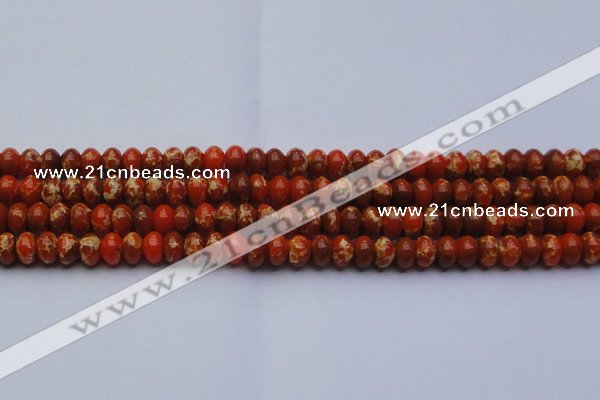 CDE2604 15.5 inches 12*16mm rondelle dyed sea sediment jasper beads