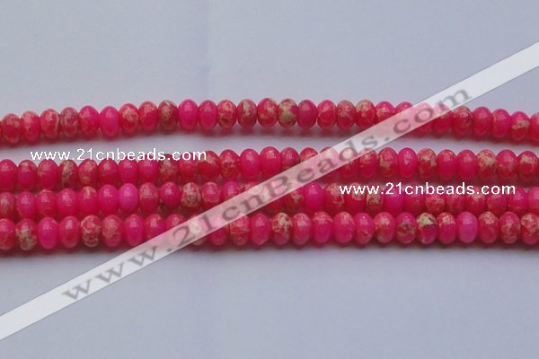 CDE2613 15.5 inches 13*18mm rondelle dyed sea sediment jasper beads