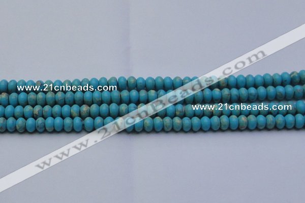 CDE2641 15.5 inches 7*10mm rondelle dyed sea sediment jasper beads