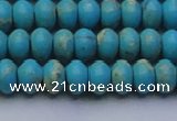 CDE2642 15.5 inches 8*12mm rondelle dyed sea sediment jasper beads