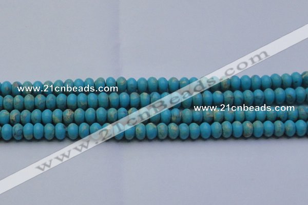 CDE2643 15.5 inches 10*14mm rondelle dyed sea sediment jasper beads