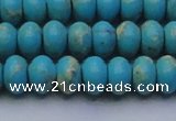 CDE2644 15.5 inches 12*16mm rondelle dyed sea sediment jasper beads