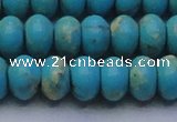 CDE2646 15.5 inches 15*20mm rondelle dyed sea sediment jasper beads