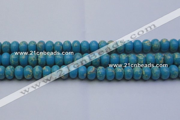 CDE2655 15.5 inches 15*20mm rondelle dyed sea sediment jasper beads